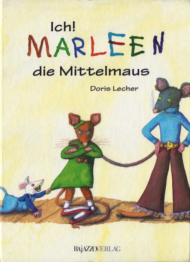 Cover: mittlere Maus schaut zornig, links Babymaus, rechts grosse Maus